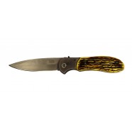 Ніж розкладний туристичний, Stainless, великий, кістка